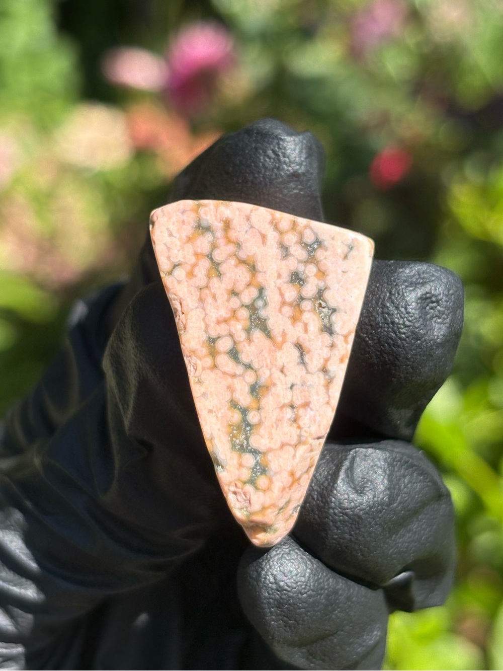 Small Ocean Jasper Crystal Freeform - Polished Sea Jasper - OBJ - Picture 8 of 10